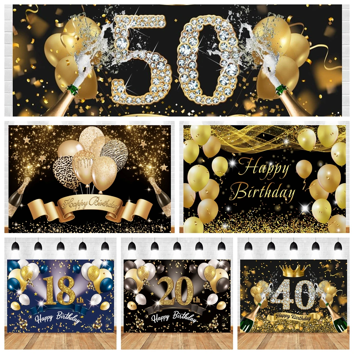 Adult Birthday Photography Backdrops Party Decor Glitter Spots Banner Balloon Customize Portrait Background Photo Studio Props
Adult Birthday Photography Backdrops Party Decor Glitter Spots Banner Balloon Customize Portrait Background Photo Studio Props