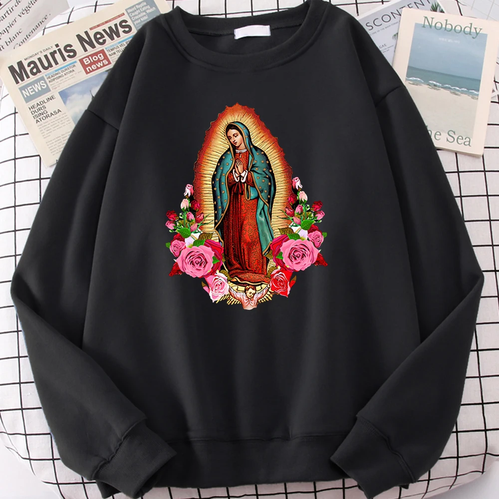 Virgin Mary of Guadalupe Print Hoodie Men Autumn New Fleece Soft Man Sweatshirt Vintage Manga Hip Hop Tracksuit Male
Virgin Mary of Guadalupe Print Hoodie Men Autumn New Fleece Soft Man Sweatshirt Vintage Manga Hip Hop Tracksuit Male