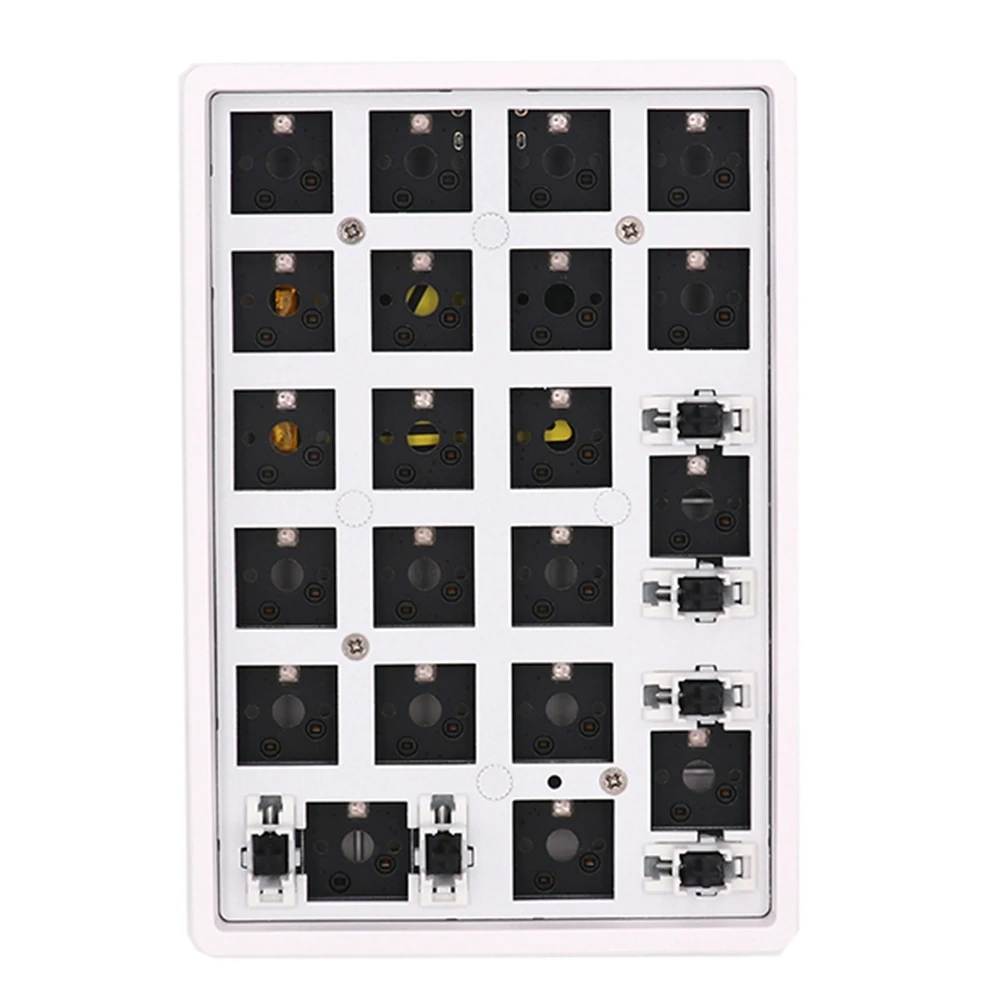 GK21S RGB 21KEYS Hotswap PCB Plastic Case Mechanical Keyboard Numpad Wired and Bluetooth Double Mode DIY KIT,White Case
GK21S RGB 21KEYS Hotswap PCB Plastic Case Mechanical Keyboard Numpad Wired and Bluetooth Double Mode DIY KIT,White Case
