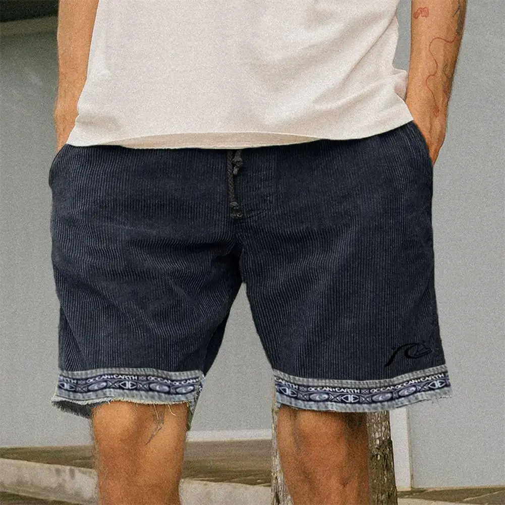 Men Summer Shorts Drawstring Knee Length Vintage Print Pockets Loose Casual Soft Breathable Exercise Fitness Male Short Pants
Men Summer Shorts Drawstring Knee Length Vintage Print Pockets Loose Casual Soft Breathable Exercise Fitness Male Short Pants