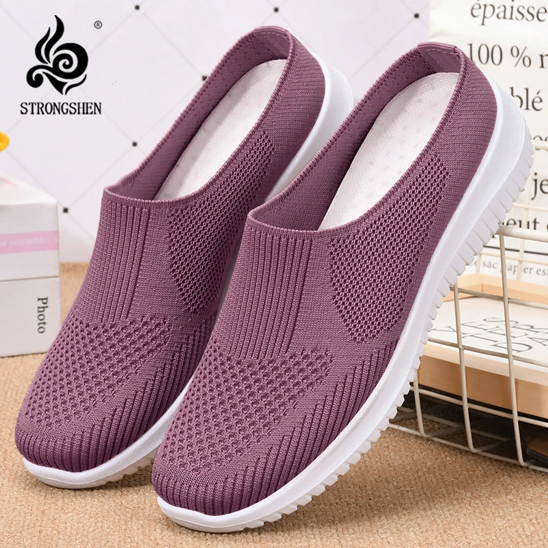 STRONGSHEN Women Casual Shoes Light Sneakers Breathable Mesh Summer Vulcanized Shoes Outdoor Slip-On Shoes Zapatos Mujer
STRONGSHEN Women Casual Shoes Light Sneakers Breathable Mesh Summer Vulcanized Shoes Outdoor Slip-On Shoes Zapatos Mujer