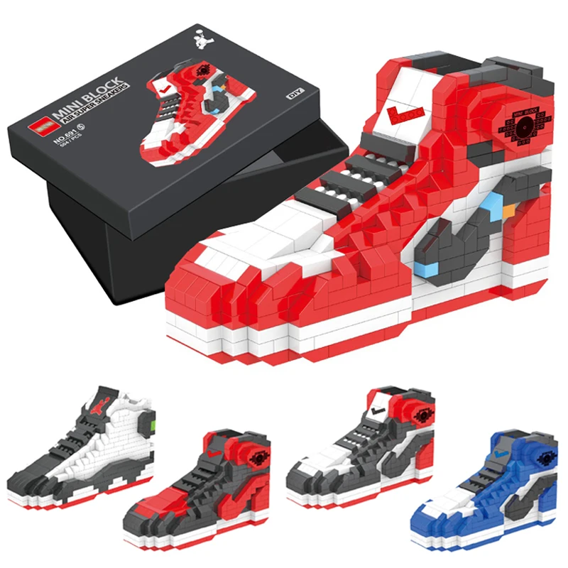 Mini Boys Sport Basketball Shoes Sneakers Model Anime DIY Buliding Bricks Assembly For Blocks Toy Kids Gifts Building Block Toys
Mini Boys Sport Basketball Shoes Sneakers Model Anime DIY Buliding Bricks Assembly For Blocks Toy Kids Gifts Building Block Toys