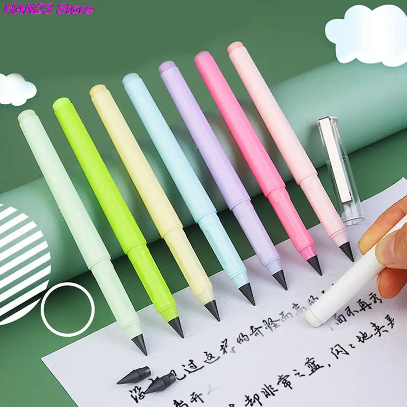 New 1PC HB Inkless Pencil Unlimited With Eraser No Ink Infinity Pencil for Writing Drawing for Home Office School Stationery
New 1PC HB Inkless Pencil Unlimited With Eraser No Ink Infinity Pencil for Writing Drawing for Home Office School Stationery