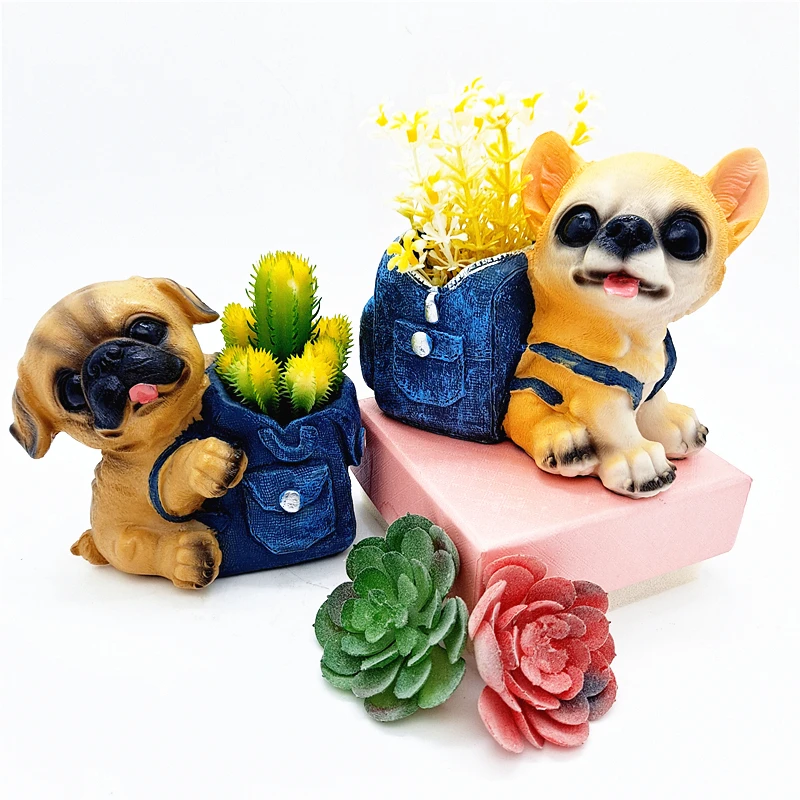 3D silicone mold cute puppy flower pot resin gypsum candle concrete crystal glue tool DIY handmade handicraft ornaments
3D silicone mold cute puppy flower pot resin gypsum candle concrete crystal glue tool DIY handmade handicraft ornaments