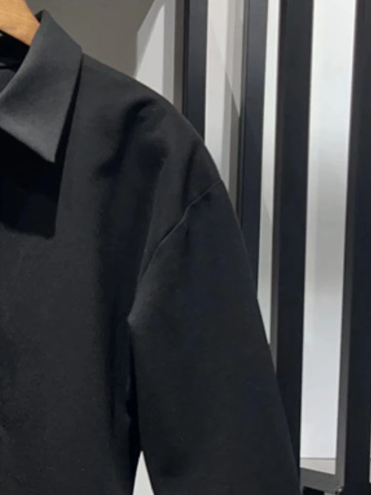 Women Dress 2022 Autumn and Winter New Fashionable Commuter Lapel Metal Buckle Wide Shoulder Dress
Women Dress 2022 Autumn and Winter New Fashionable Commuter Lapel Metal Buckle Wide Shoulder Dress