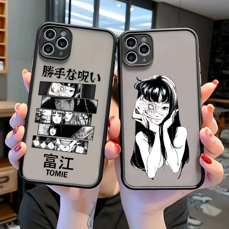 Junji Ito коллекция тройники ужас бампер для мобильного телефона Прозрачный матовый ПК чехол для телефона iphone 11 12 13 14 Pro XS Max 8 14Plus X XR чехол
Junji Ito коллекция тройники ужас бампер для мобильного телефона Прозрачный матовый ПК чехол для телефона iphone 11 12 13 14 Pro XS Max 8 14Plus X XR чехол