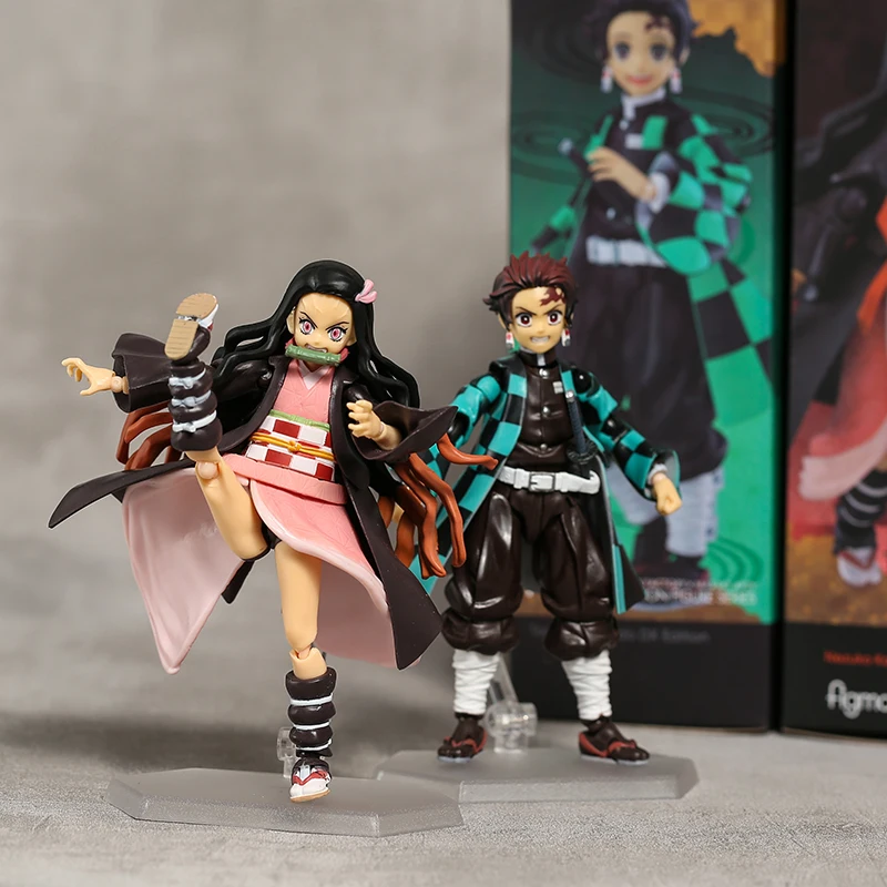 

Demon Slayer Kamado Nezuko Figma 508-DX Tanjiro 498-DX Zenitsu Agatsuma 522-DX Action Figure Joint Movable Model Brinquedos Toy