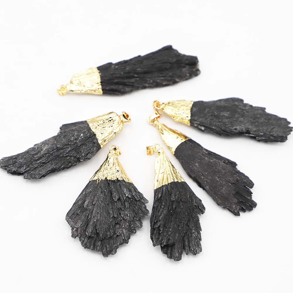 Sell Well Natural Black Tourmaline Repair Ore Peacock Tail Pendant Necklace Charms Diy Jewelry Making Accessories Wholesale 4Pcs
Sell Well Natural Black Tourmaline Repair Ore Peacock Tail Pendant Necklace Charms Diy Jewelry Making Accessories Wholesale 4Pcs