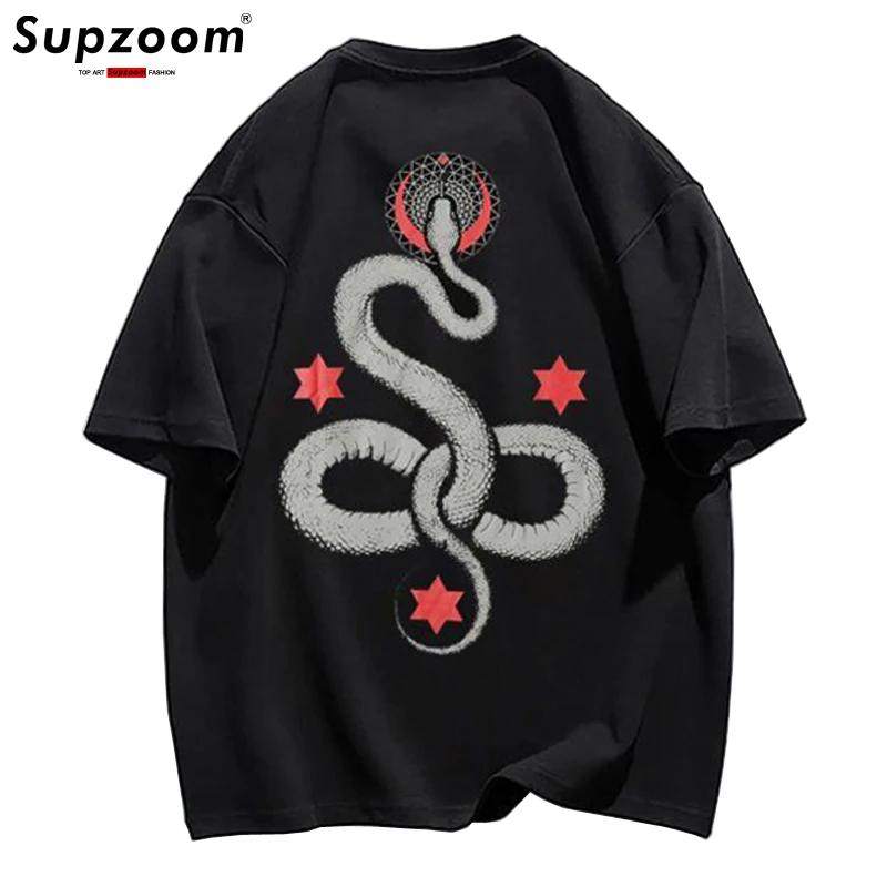 Supzoom 2022 New Arrival Top Fashion Brand Clothing O-neck Casual Men Hip Hop Rattlesnake Printing Leisure Cotton Tshirt Homme
Supzoom 2022 New Arrival Top Fashion Brand Clothing O-neck Casual Men Hip Hop Rattlesnake Printing Leisure Cotton Tshirt Homme