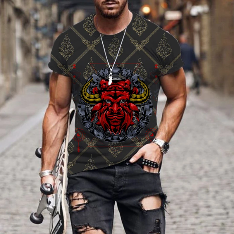 New Hot Sale T-shirts Unisex Abstract ox head tops 3D Printed Guitar T-shirt Shirt Rock style Men Clothing Oversized t shirt 4XL
New Hot Sale T-shirts Unisex Abstract ox head tops 3D Printed Guitar T-shirt Shirt Rock style Men Clothing Oversized t shirt 4XL