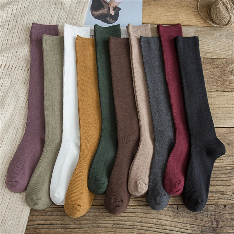 10 Colors Autumn New Women's Socks Cotton Winter Long Socks Harajuku Female Trick Warm Solid Color Sock Casual Ladies Sox
10 Colors Autumn New Women's Socks Cotton Winter Long Socks Harajuku Female Trick Warm Solid Color Sock Casual Ladies Sox
