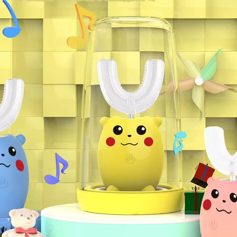 Детская умная электрическая зубная щетка 360 градусов U Silicon USB Автоматическая Ультразвуковая детская зубная щетка с мультяшным рисунком для ...
Детская умная электрическая зубная щетка 360 градусов U Silicon USB Автоматическая Ультразвуковая детская зубная щетка с мультяшным рисунком для ...