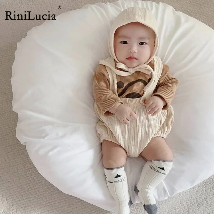 RiniLucia 2022 Korean Summer Baby Romper Outfit Organic Cotton Solid T shirts Romper 3month Infant Clothing Baby Girl Bodysuit
RiniLucia 2022 Korean Summer Baby Romper Outfit Organic Cotton Solid T shirts Romper 3month Infant Clothing Baby Girl Bodysuit