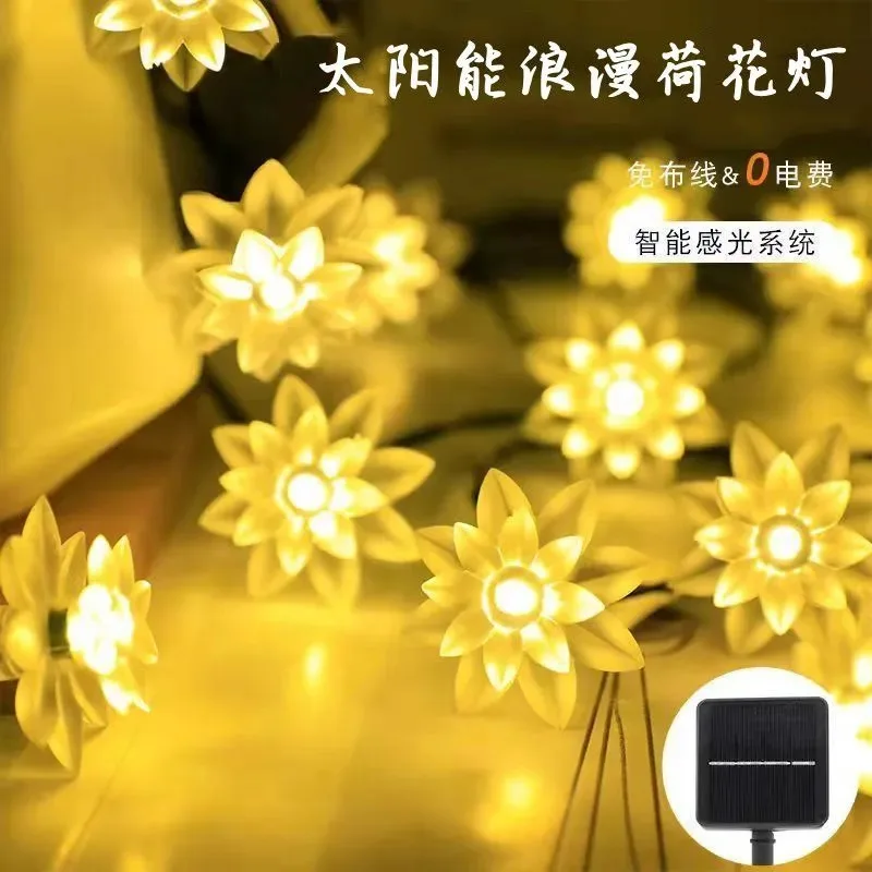 Светодиодная уличная гирлянда с лотосом на солнечной батарее, праздничное и свадебное украшение, рождественское освещение, сказочное укра...
Светодиодная уличная гирлянда с лотосом на солнечной батарее, праздничное и свадебное украшение, рождественское освещение, сказочное укра...