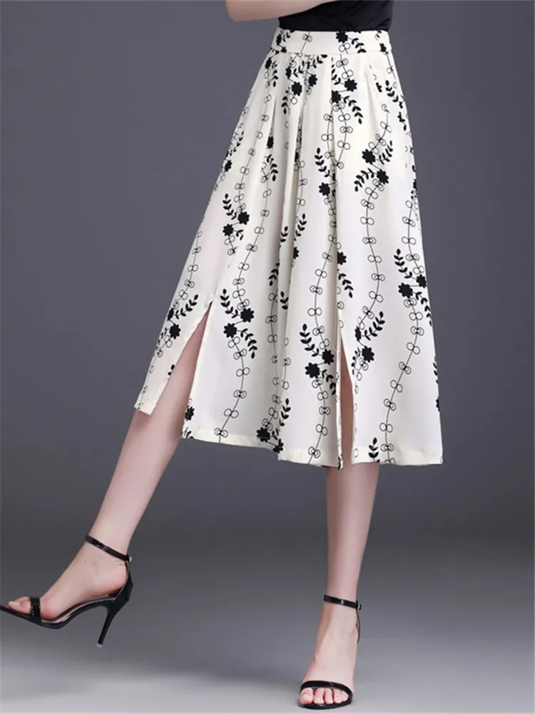 Woman Pants Skirts 2022 Summer Elastic High Waist Elegant Print Loose Wide Leg Capris Ladies Vintage Casual Trousers M-4XL 6880
Woman Pants Skirts 2022 Summer Elastic High Waist Elegant Print Loose Wide Leg Capris Ladies Vintage Casual Trousers M-4XL 6880