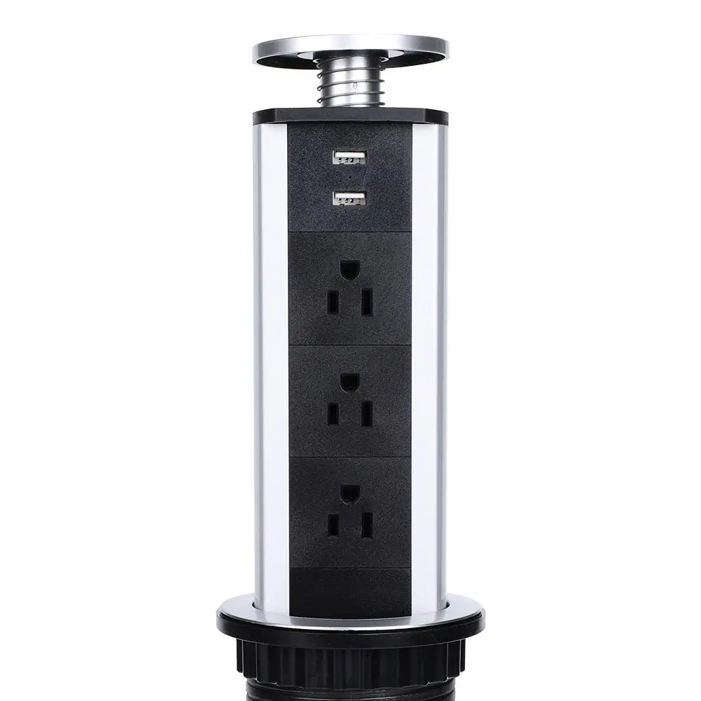 Electrical Power Outlet Home Kitchen Worktop Desk Pull PopUp Socket with USB Port Electrical
Electrical Power Outlet Home Kitchen Worktop Desk Pull PopUp Socket with USB Port Electrical