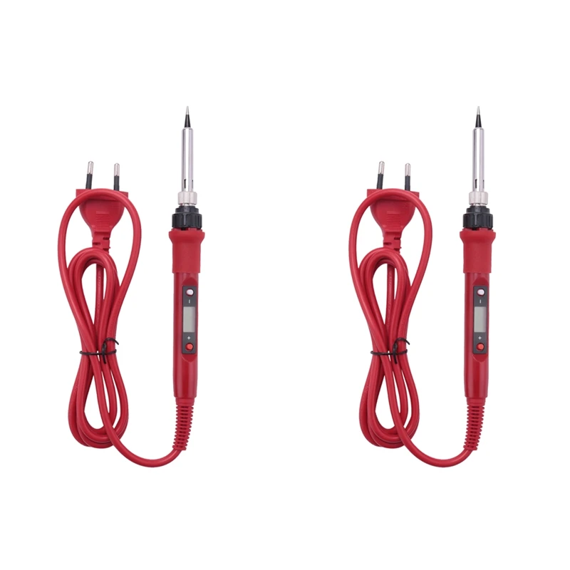 2X 220V 80W Lcd Electric Soldering Iron 908S Adjustable Temperature Solder Iron With Soldering Iron Tips Kits EU Plug
2X 220V 80W Lcd Electric Soldering Iron 908S Adjustable Temperature Solder Iron With Soldering Iron Tips Kits EU Plug