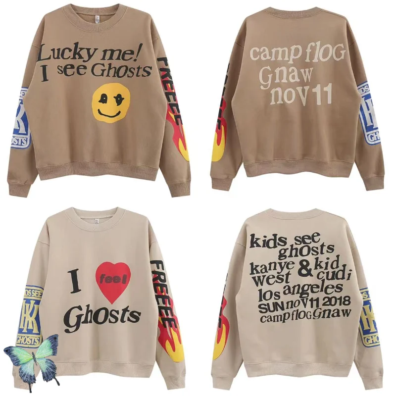 Kanye West Fleece Hoodies Men Women High Quality Long Sleeve CPFM Khaki Camel Pullover Sweatshirts
Kanye West Fleece Hoodies Men Women High Quality Long Sleeve CPFM Khaki Camel Pullover Sweatshirts
