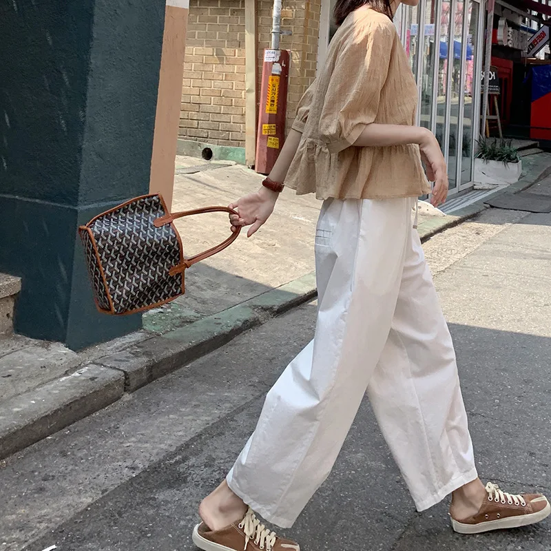 100% Cotton Women'S Pants High Waist Harajuku Trousers Streetwear Korean Fashion Sweatpants Female Clothing Pantalon
100% Cotton Women'S Pants High Waist Harajuku Trousers Streetwear Korean Fashion Sweatpants Female Clothing Pantalon
