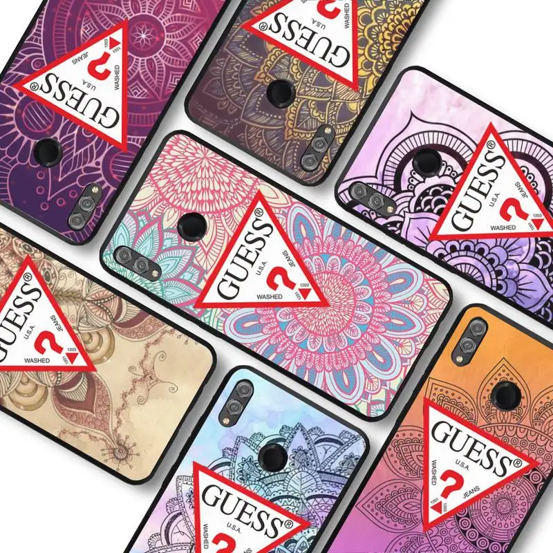 Fashion Brand Guess Mandala Flower Totem Phone Case For Huawei honor10Lite 10i 20 8x 10 Honor9lite 9xpro Coque
Fashion Brand Guess Mandala Flower Totem Phone Case For Huawei honor10Lite 10i 20 8x 10 Honor9lite 9xpro Coque