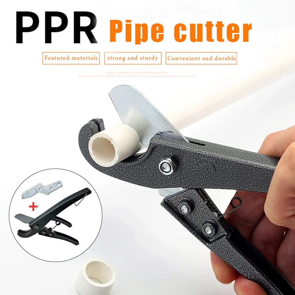 Gas Pipe Tube Cutter Ratcheting Hose Cutter One-Hand For 1-1/4" O.D Pipes With Extra Blade
Gas Pipe Tube Cutter Ratcheting Hose Cutter One-Hand For 1-1/4" O.D Pipes With Extra Blade