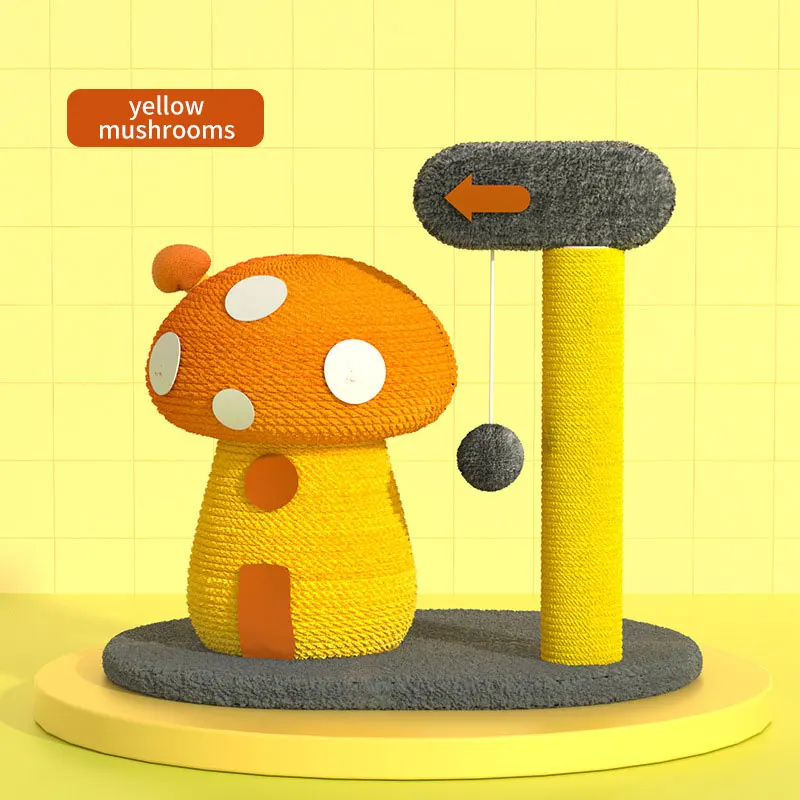 Cat Climbing Frame Mushroom Sisal Scratching Post Cat Scraper Toys For Cats Kitten Jumping Platform Small Pet Furniture
Cat Climbing Frame Mushroom Sisal Scratching Post Cat Scraper Toys For Cats Kitten Jumping Platform Small Pet Furniture