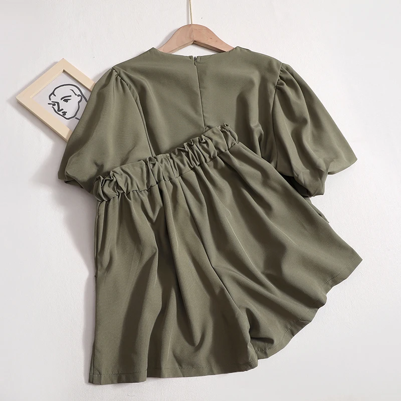 Women Casual 2 Piece Set Tracksuit Puff Short Sleeve Loose Fashion Tops + Drawstring High Waist Shorts Female Casual Sweatshirt
Women Casual 2 Piece Set Tracksuit Puff Short Sleeve Loose Fashion Tops + Drawstring High Waist Shorts Female Casual Sweatshirt