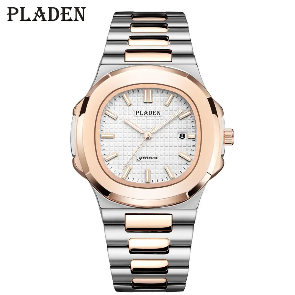 Часы наручные PLADEN Мужские кварцевые, люксовые брендовые деловые, для дайвинга, плавания, из нержавеющей стали, золотые
Часы наручные PLADEN Мужские кварцевые, люксовые брендовые деловые, для дайвинга, плавания, из нержавеющей стали, золотые