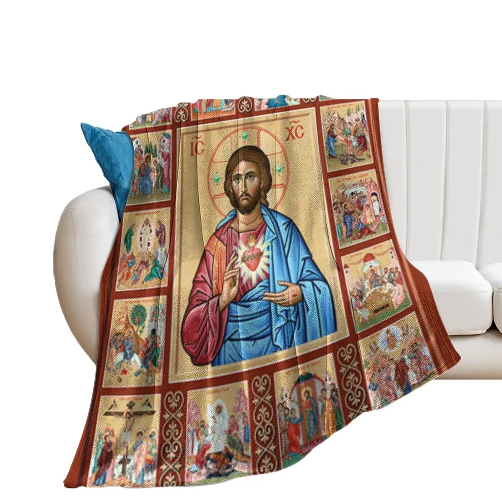 Jesus Virgin Flannel Blanket Soft Cozy Throw Blanket Bedding Living Room/Bedroom Warm Blanket for Kids, Adults, Elderly 5 Sizes
Jesus Virgin Flannel Blanket Soft Cozy Throw Blanket Bedding Living Room/Bedroom Warm Blanket for Kids, Adults, Elderly 5 Sizes