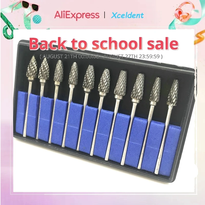 10pcs/Dental Tungsten Carbide Burs Kits tungsten Dental milling cutters Tungsten Steel Grinding Head Lab Burs
10pcs/Dental Tungsten Carbide Burs Kits tungsten Dental milling cutters Tungsten Steel Grinding Head Lab Burs