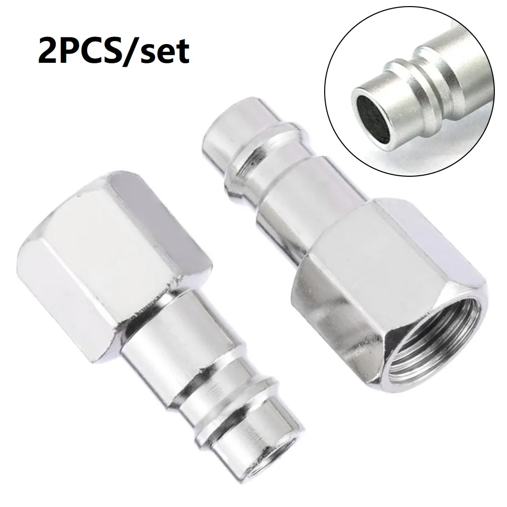 Euro Male Quick Release Fittings Accessories Air Line Compressor Connect Hose Silver Thread Tools With Female 2pcs
Euro Male Quick Release Fittings Accessories Air Line Compressor Connect Hose Silver Thread Tools With Female 2pcs