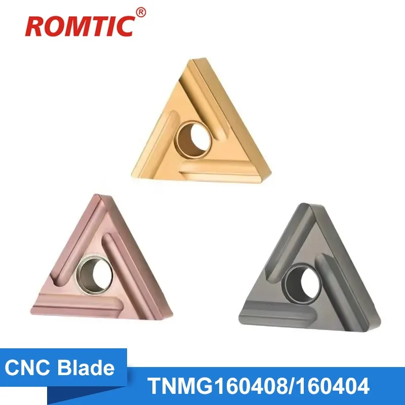 ROMTIC CNC Blade Triangular Grooving TNMG160408R-S Outer Circle Inner Hole Turning Blade TNMG160404L-S Lathe Tool 10PCS 30PCS
ROMTIC CNC Blade Triangular Grooving TNMG160408R-S Outer Circle Inner Hole Turning Blade TNMG160404L-S Lathe Tool 10PCS 30PCS