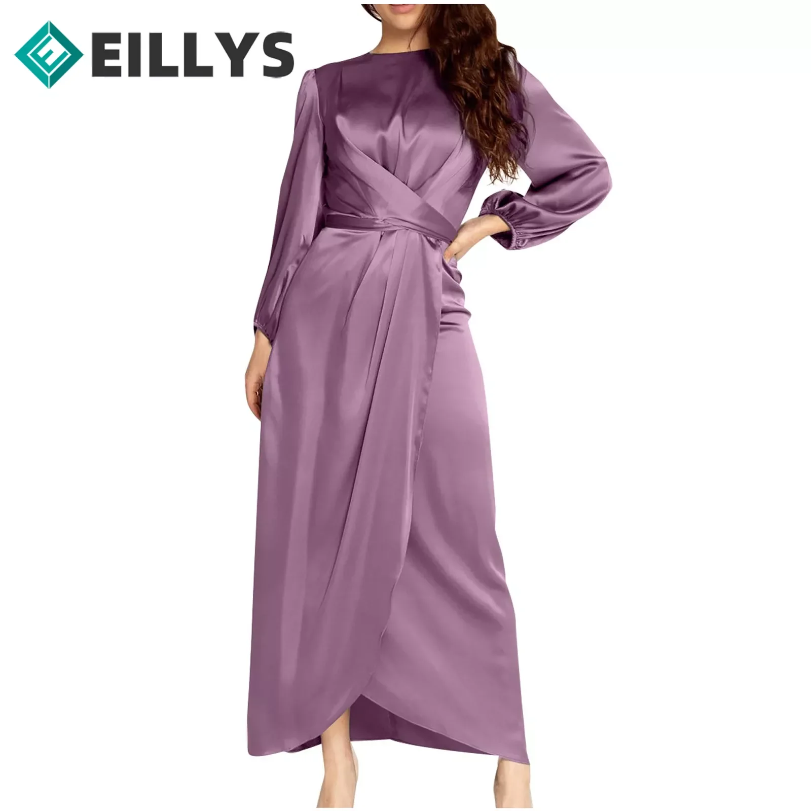 NEW IN Solid Wrap Front Self-tie Abaya Dress Women Arab Muslim Satin Long Sleeve Dress Robe Kaftan Women Satin Muslim Long Dres
NEW IN Solid Wrap Front Self-tie Abaya Dress Women Arab Muslim Satin Long Sleeve Dress Robe Kaftan Women Satin Muslim Long Dres
