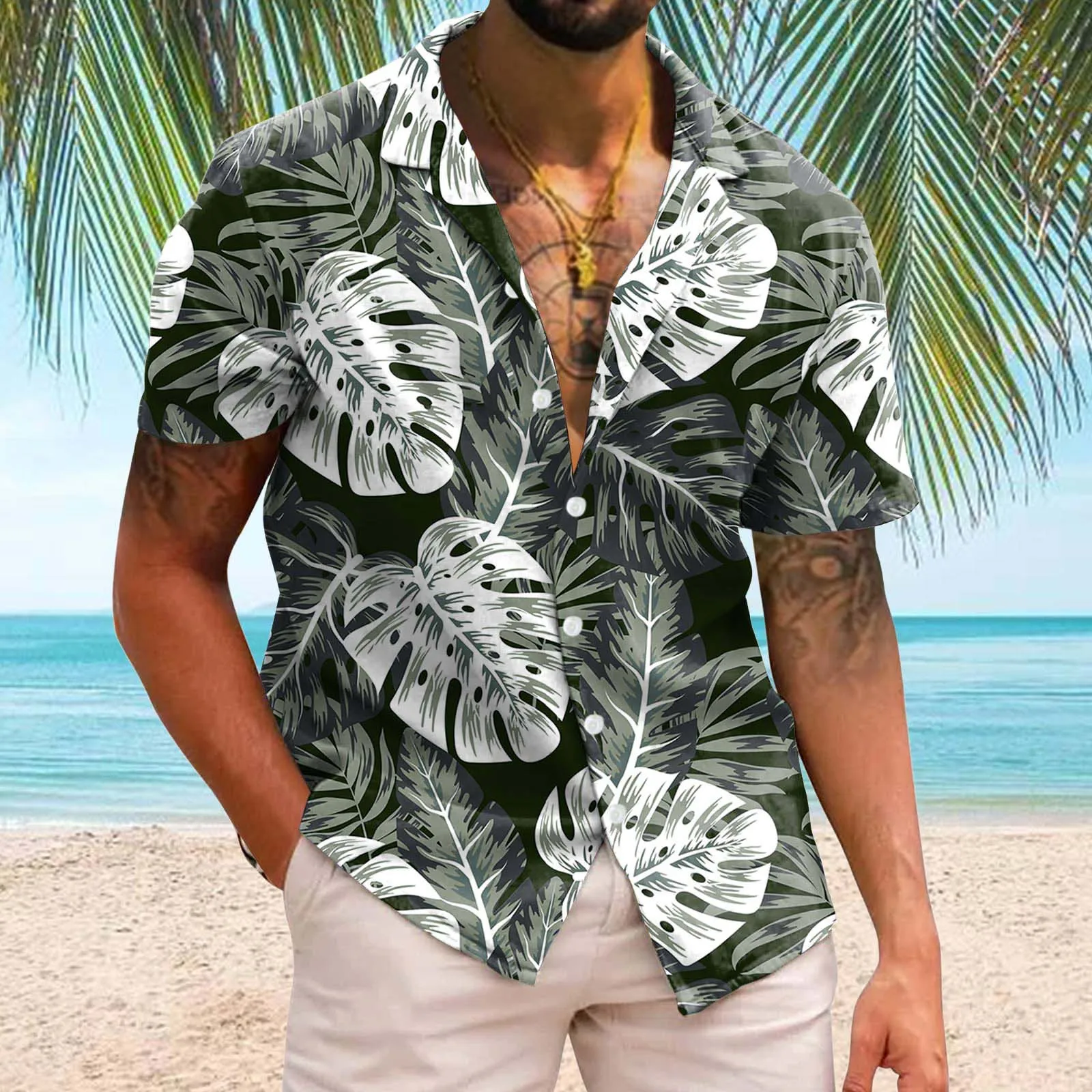 Men Casual Short Sleeve Spring Summer Turndown Neck 3D Printed Shirts Fashion Top Blouse Shirts Solid Shirts Button Shirts
Men Casual Short Sleeve Spring Summer Turndown Neck 3D Printed Shirts Fashion Top Blouse Shirts Solid Shirts Button Shirts