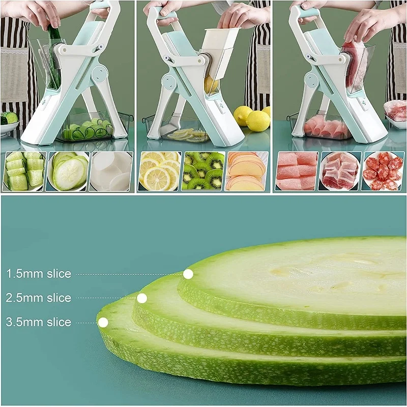 Multifunctional Manual Chopper Vegetable and Meat Slices Food Chopper Slicer Wire Planer Stainless Steel Grinder Kitchen Gadget
Multifunctional Manual Chopper Vegetable and Meat Slices Food Chopper Slicer Wire Planer Stainless Steel Grinder Kitchen Gadget