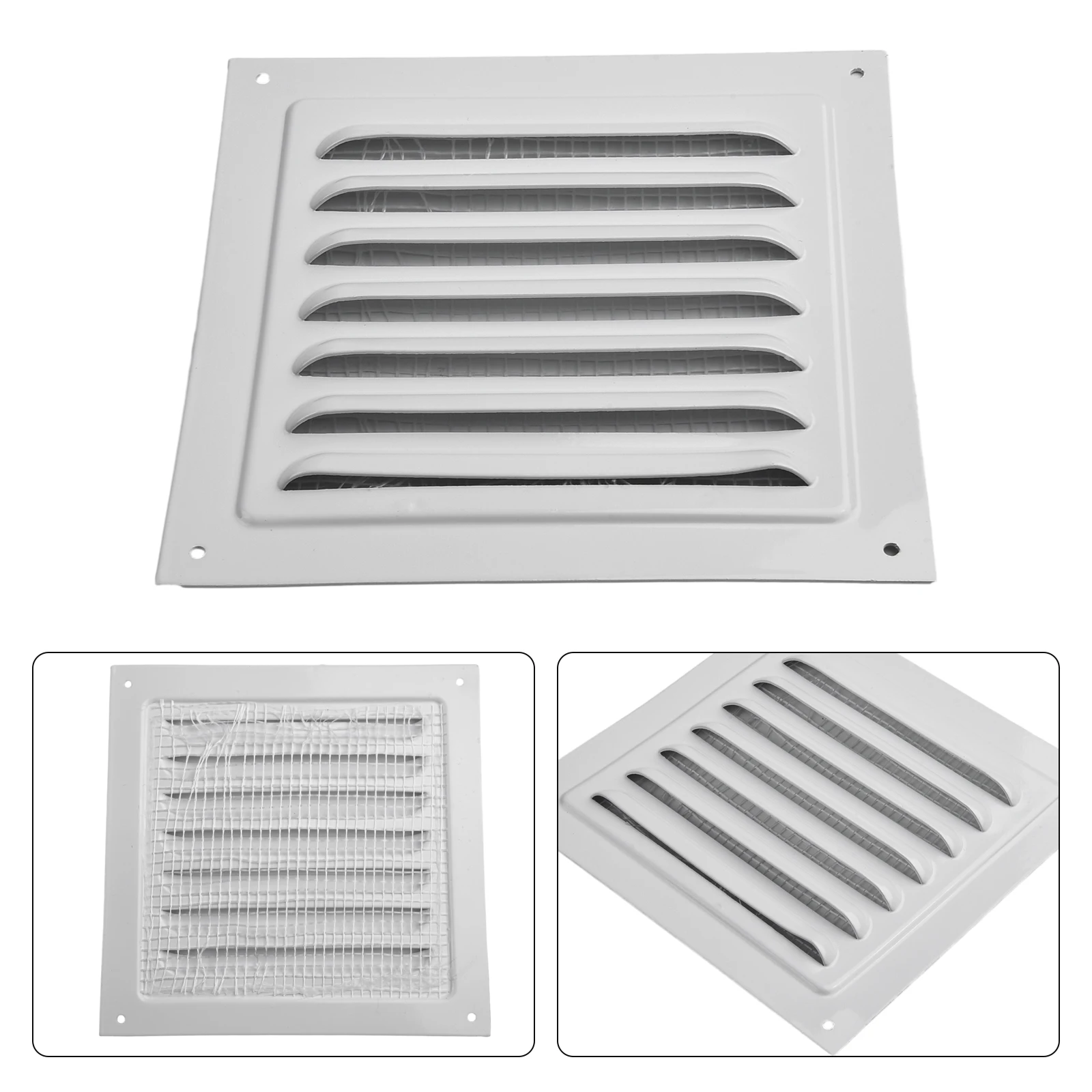 Residential or Commercial Metal Louver Vent Grille Cover Square Vent Insect Screen Ideal for All Applications!
Residential or Commercial Metal Louver Vent Grille Cover Square Vent Insect Screen Ideal for All Applications!