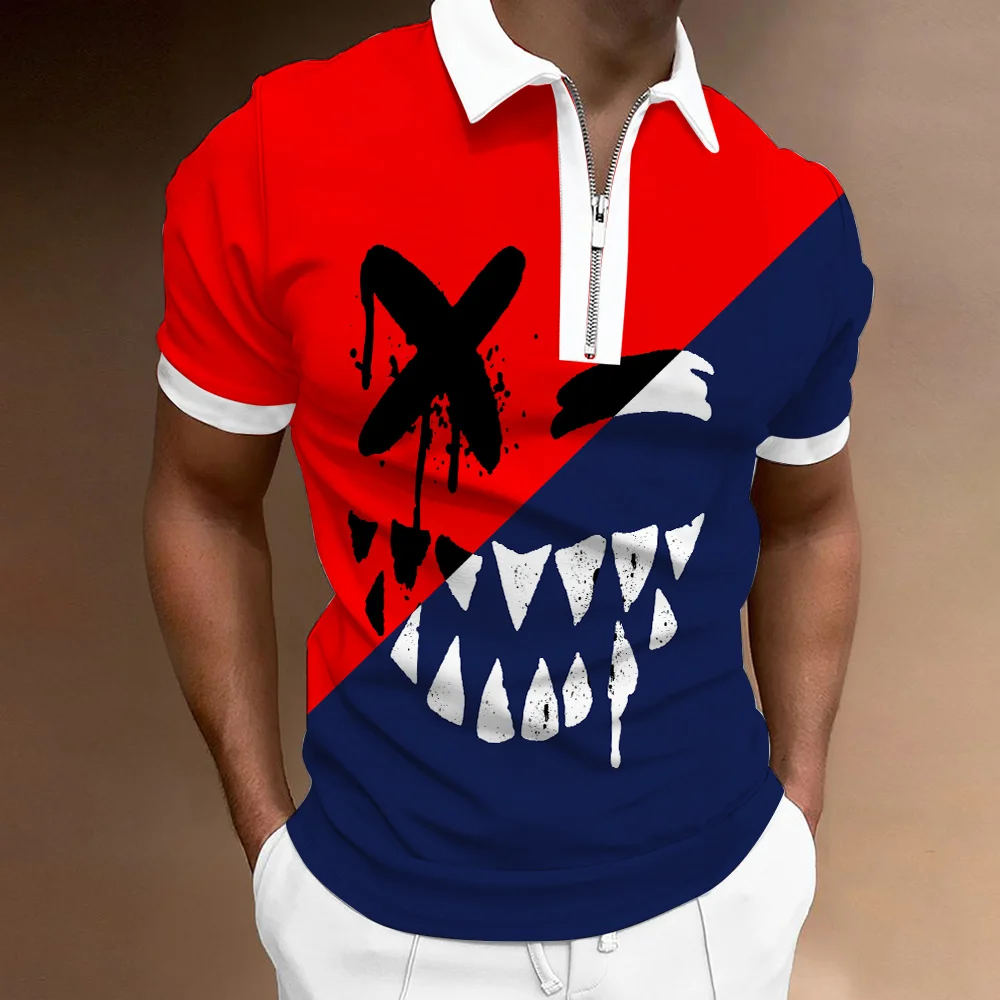Men‘s Polo Shirt 3D Printing Personality Fashion Casual Short Sleeve Harajuku Hip Hop Trend High Quality Clothing T Shirts Top
Men‘s Polo Shirt 3D Printing Personality Fashion Casual Short Sleeve Harajuku Hip Hop Trend High Quality Clothing T Shirts Top