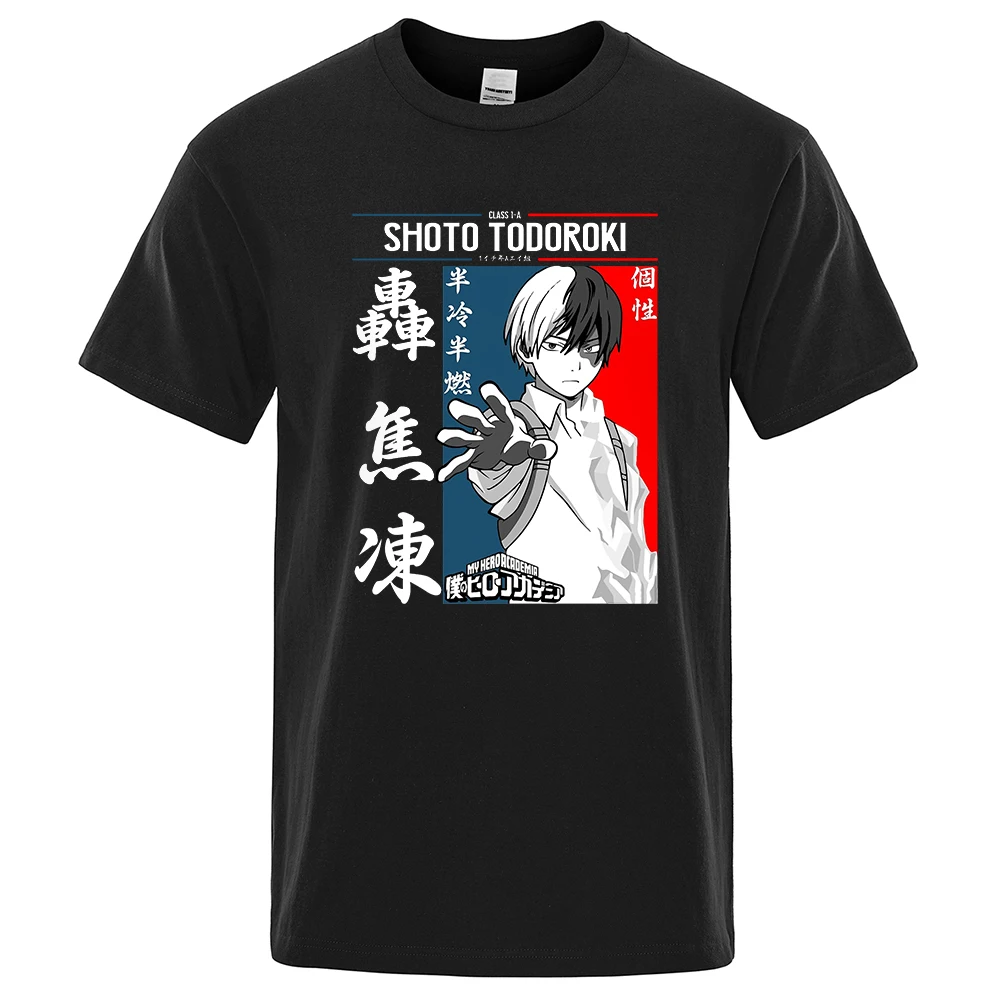Todoroki Shoto My Hero моя Академия комикс Мужская футболка хип-хоп дышащие топы Летняя уличная футболка оверсайз хлопок короткий рукав
Todoroki Shoto My Hero моя Академия комикс Мужская футболка хип-хоп дышащие топы Летняя уличная футболка оверсайз хлопок короткий рукав