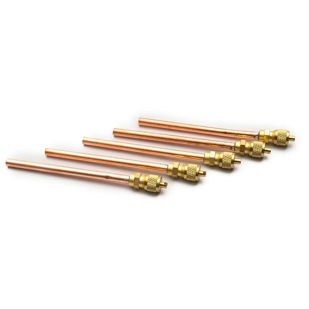Refrigeration Maintenance Valve Golden Refrigerators Set 3.4 Mpa 5Pcs Air Conditioner Copper Tube Filling Parts
Refrigeration Maintenance Valve Golden Refrigerators Set 3.4 Mpa 5Pcs Air Conditioner Copper Tube Filling Parts