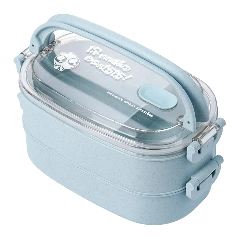 Lunch Box 2-Layer Bento Box And Cutlery Set Lunch Boxes For Kid Adult Work School, Suitable For Microwave And Dishwasher
Lunch Box 2-Layer Bento Box And Cutlery Set Lunch Boxes For Kid Adult Work School, Suitable For Microwave And Dishwasher