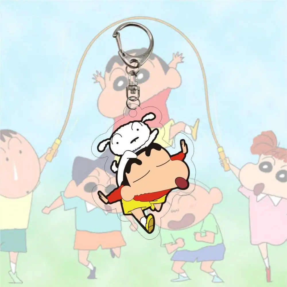 Kawaii Crayon Shinchan аниме брелок Подвеска мультфильм милая фотография искусственные