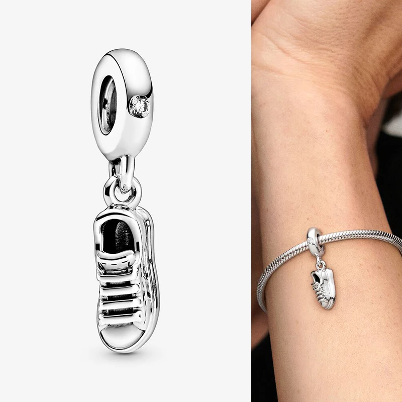 Original 925 Sterling Silver Charm New Style Running Shoe Pendant Fit Pandora Women Bracelet & Necklace Diy Jewelry
Original 925 Sterling Silver Charm New Style Running Shoe Pendant Fit Pandora Women Bracelet & Necklace Diy Jewelry
