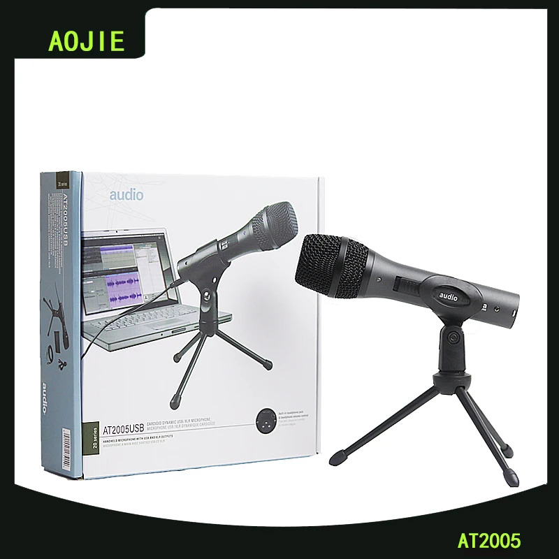 AOJIE AT2005USB dubbing computer K song microphone audiobook recording with dynamic microphone set
AOJIE AT2005USB dubbing computer K song microphone audiobook recording with dynamic microphone set