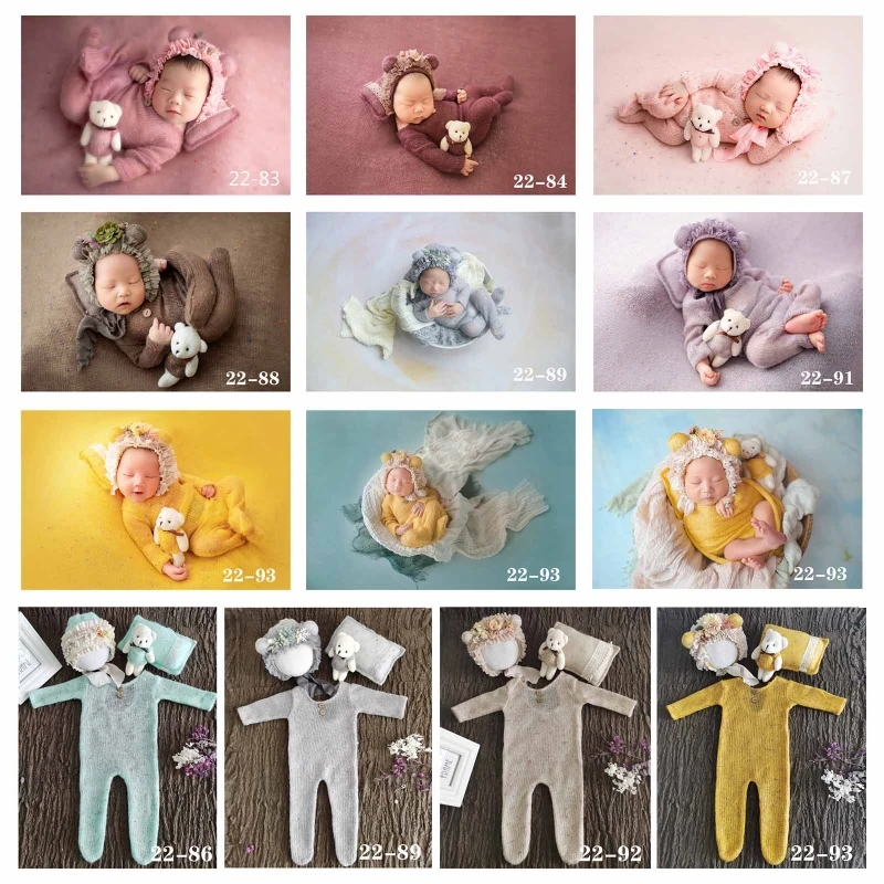 3 Pcs/set New Newborn Photography Props Suit Baby Boys Girls Clothes Hat Jumpsuits Long Sleeve Bodysuit Rompers Accessories
3 Pcs/set New Newborn Photography Props Suit Baby Boys Girls Clothes Hat Jumpsuits Long Sleeve Bodysuit Rompers Accessories