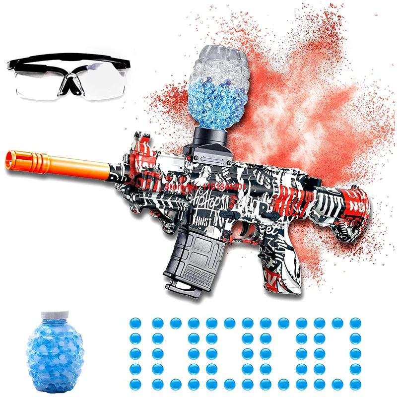 M416 Electric Splatter Gel Ball Blaster Pistol Splat Toy Gun AK47 MP5 Airsoft Weapon For Children Outdoor Fun Shooting Team Game
M416 Electric Splatter Gel Ball Blaster Pistol Splat Toy Gun AK47 MP5 Airsoft Weapon For Children Outdoor Fun Shooting Team Game