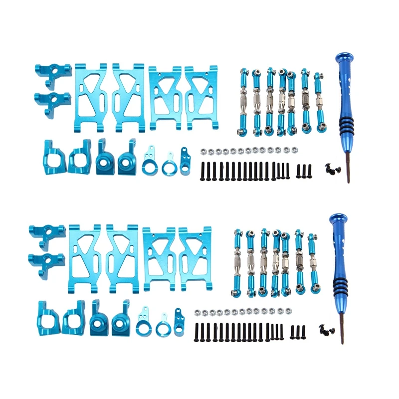 2X For Wltoys 1:14 144001 RC Car Upgrade Parts Metal Steering Swing Arm Base C Rear Hub Seat Servo Pull Rod,Blue
2X For Wltoys 1:14 144001 RC Car Upgrade Parts Metal Steering Swing Arm Base C Rear Hub Seat Servo Pull Rod,Blue