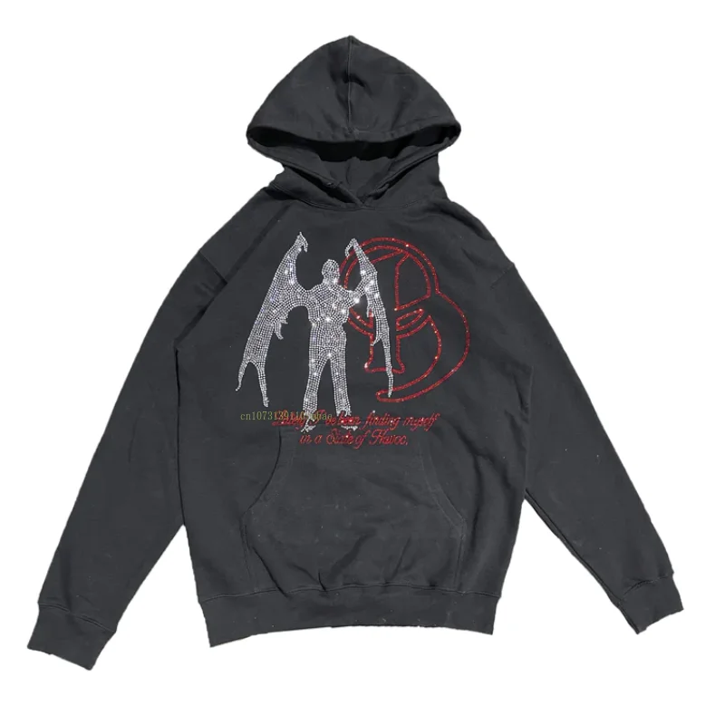 Hoodie Two Piece Set Men Women Europe American Street Diamond Embroidery Process Sports Suit Ins Hot Loose Couples Casual Hoodie
Hoodie Two Piece Set Men Women Europe American Street Diamond Embroidery Process Sports Suit Ins Hot Loose Couples Casual Hoodie