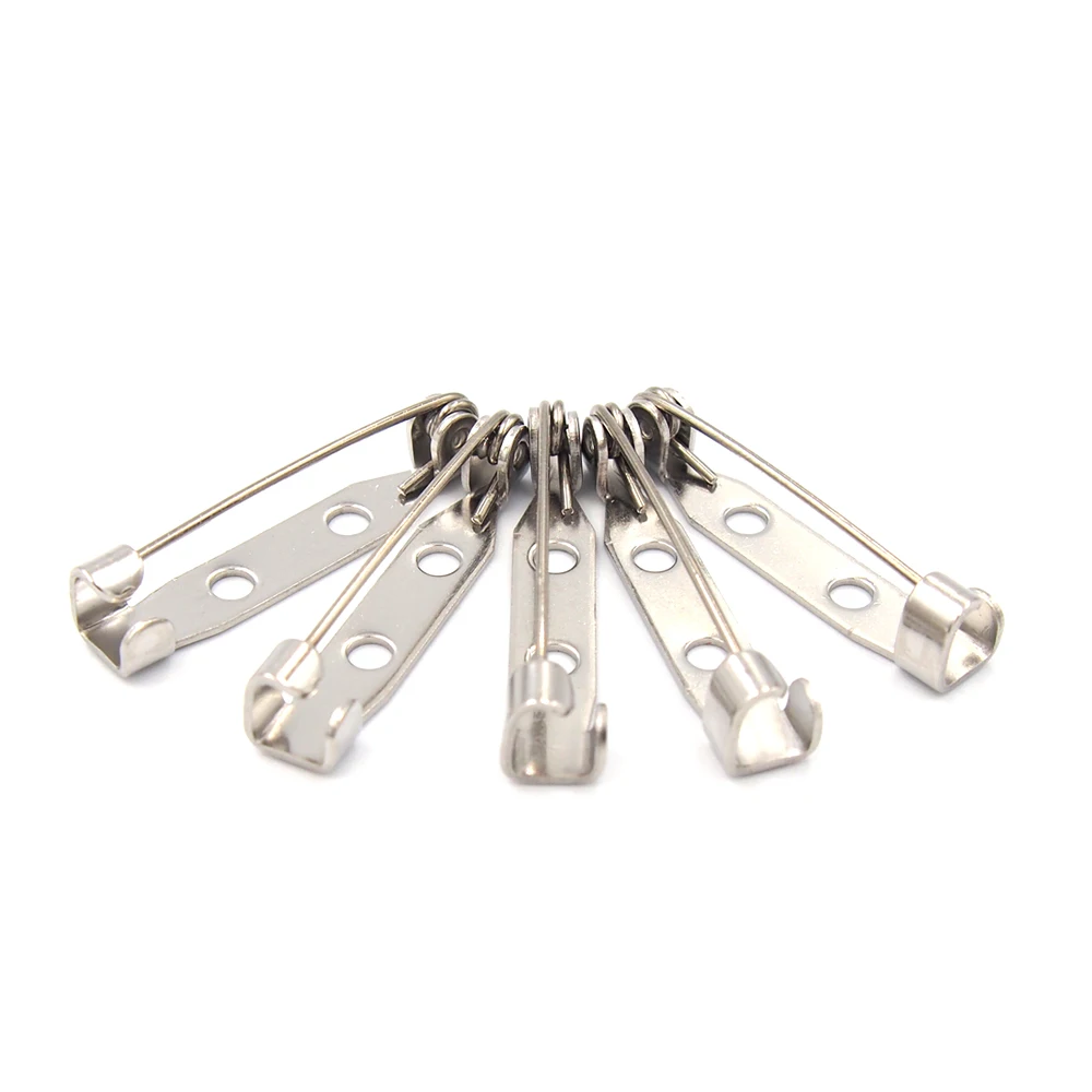 14/17/19/25/32mm 50pcs 304 Stainless Steel Brooch DIY Findings Pin Back Sharp Tip Flat Pad with Stopper Brooch Pin
14/17/19/25/32mm 50pcs 304 Stainless Steel Brooch DIY Findings Pin Back Sharp Tip Flat Pad with Stopper Brooch Pin