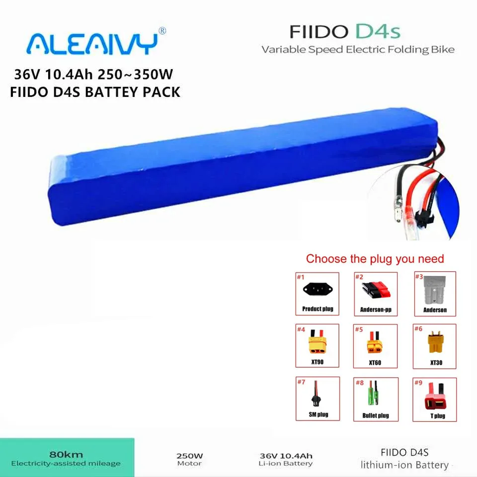 Aleaivy New 36V Battery 10s4p 10.4Ah 36V 18650 Battery Pack 250W 350W 42V 10400mah Electric Bicycle / Scooter / Fiidao D4s, Etc
Aleaivy New 36V Battery 10s4p 10.4Ah 36V 18650 Battery Pack 250W 350W 42V 10400mah Electric Bicycle / Scooter / Fiidao D4s, Etc