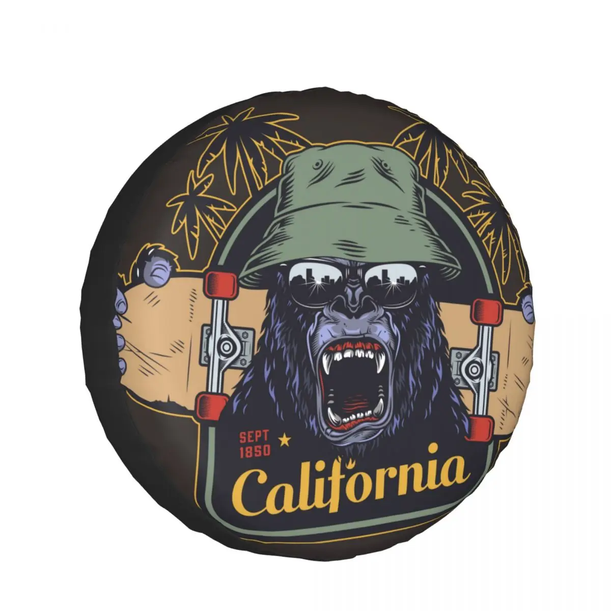 1PC Car Spare Tire Cover Vintage Skateboarding Animal Polyester Auto Wheel Tire Storage Bag Vehicle Tyre Dust-proof Protector
1PC Car Spare Tire Cover Vintage Skateboarding Animal Polyester Auto Wheel Tire Storage Bag Vehicle Tyre Dust-proof Protector